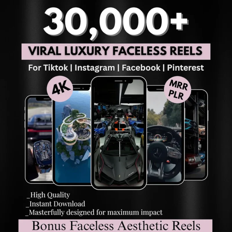 30,000+ Viral Luxury Reels